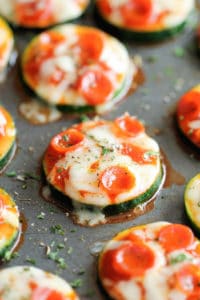 Keto Zucchini Pizza Bites