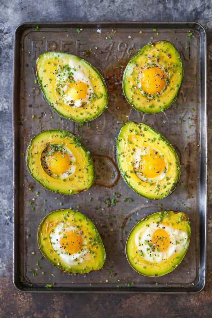 Baked Eggs In Avocado