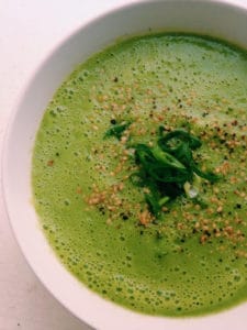 Keto Cauliflower Spinach Soup