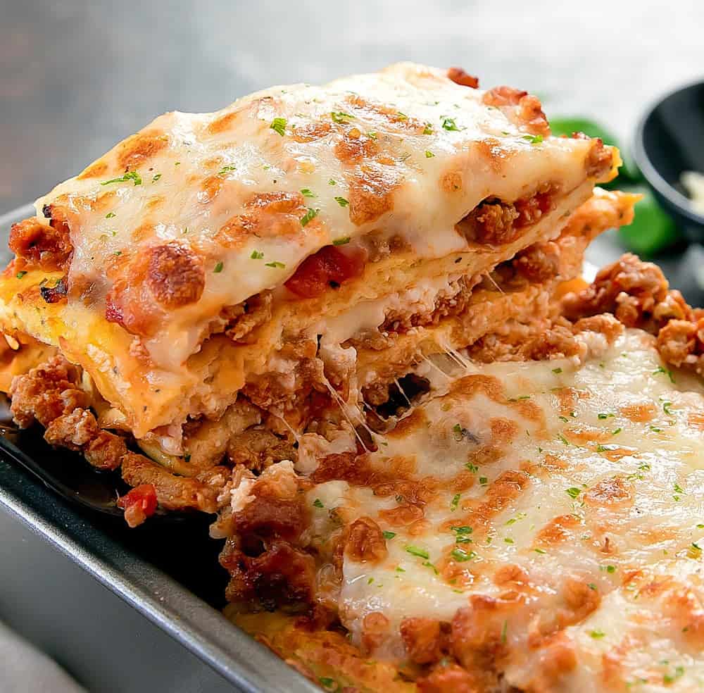 Cheese Noodle Keto Lasagna