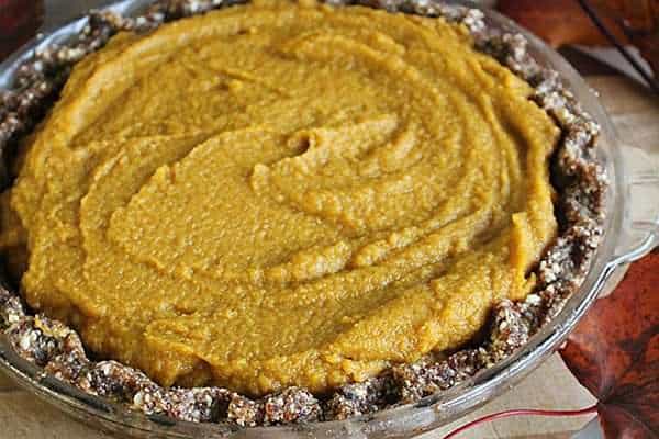 Raw Pumpkin Pie