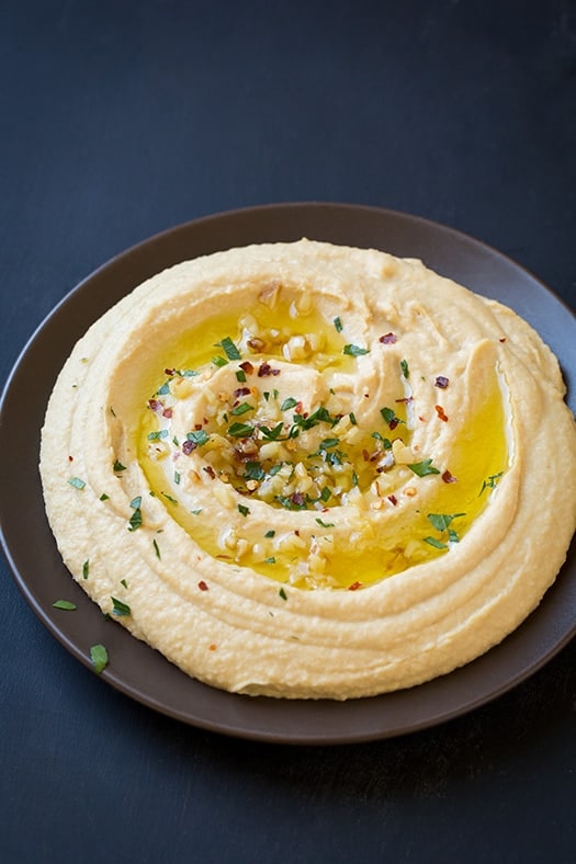 Roasted Garlicky Hummus