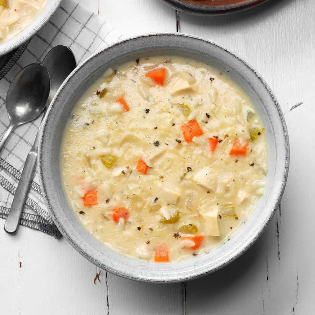 Creamy Chicken and Rice Soup