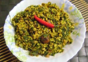 Methi Moong Dal Stir Fry