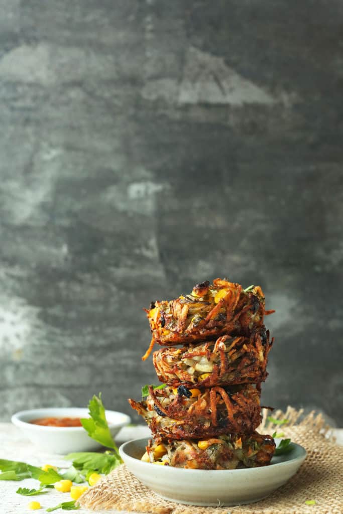 Crispy Hash Brown Haystacks