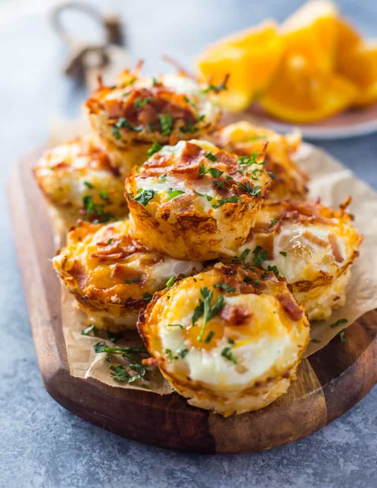 Hash Brown Egg Nests